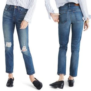 Madewell slim straight jean